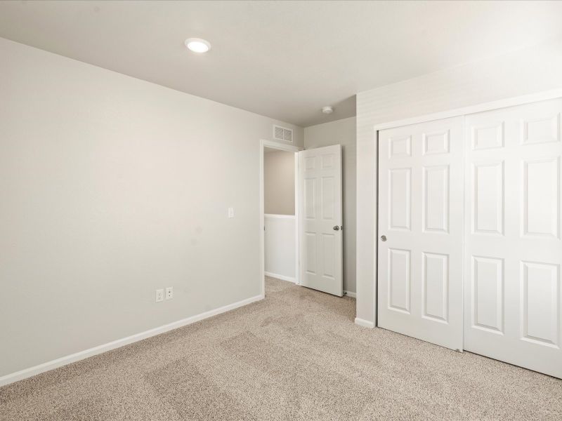 The Flatiron floorplan exterior image taken at a Meritage Homes community in Colorado Springs, CO