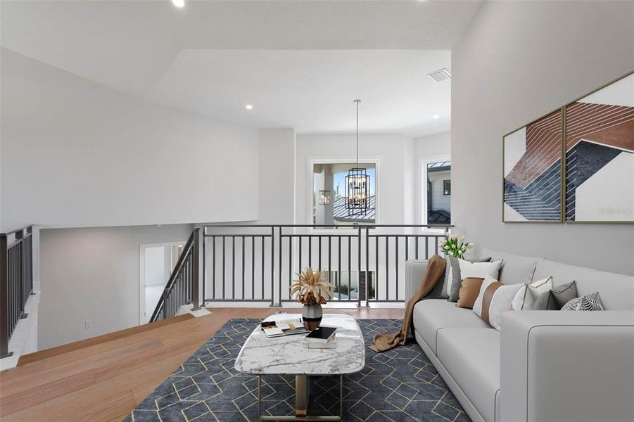 Furnished interior view inside a new home in , Sarasota (Image 17).
