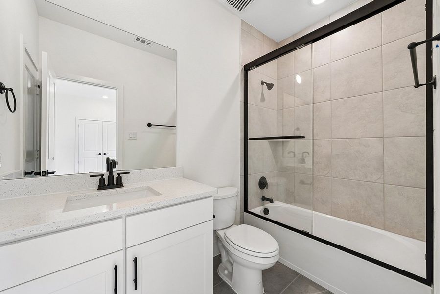 Representative furnished interior of a home built from the Leona by Landon Homes in Fields - East Village, Frisco (Image 18). Representative furnished interior of a home built from the Leona by Landon Homes in Fields - East Village, Frisco (Image 18).