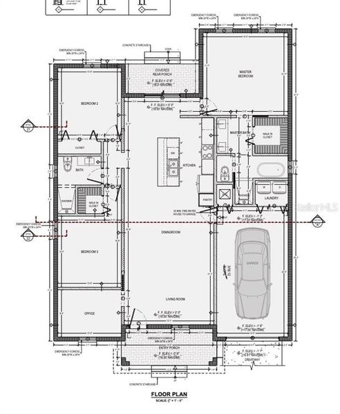 2D floor plan layout of this home in , New Port Richey, FL (Image 4).