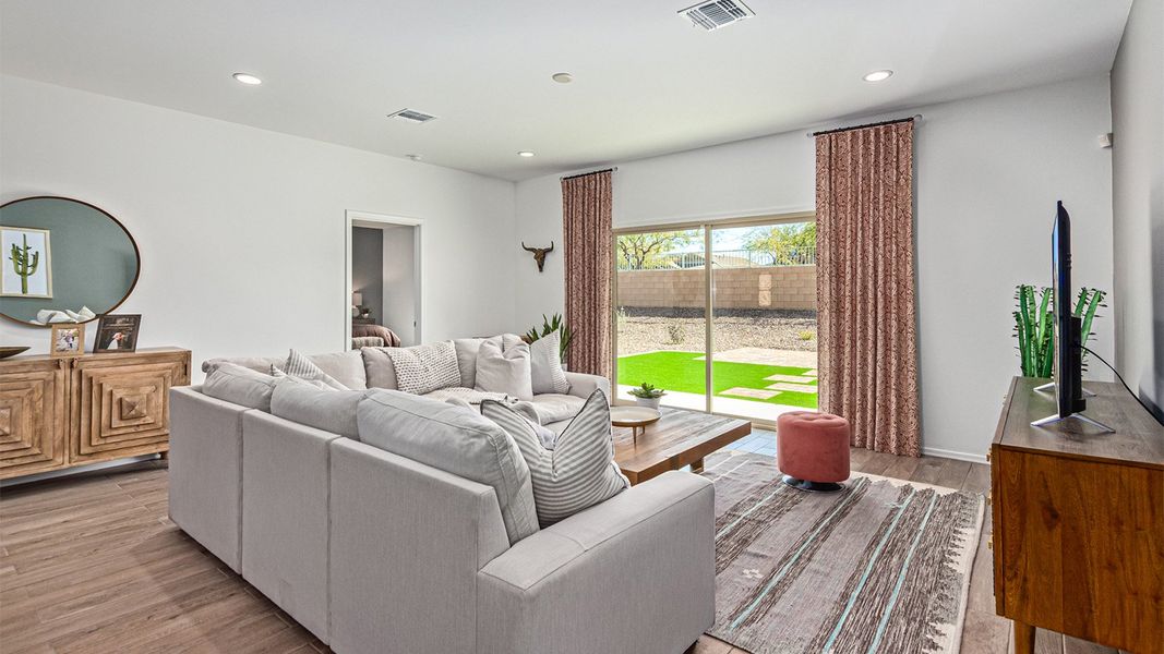 Furnished interior view inside a new home in Saguaro Bloom, Marana (Image 4).