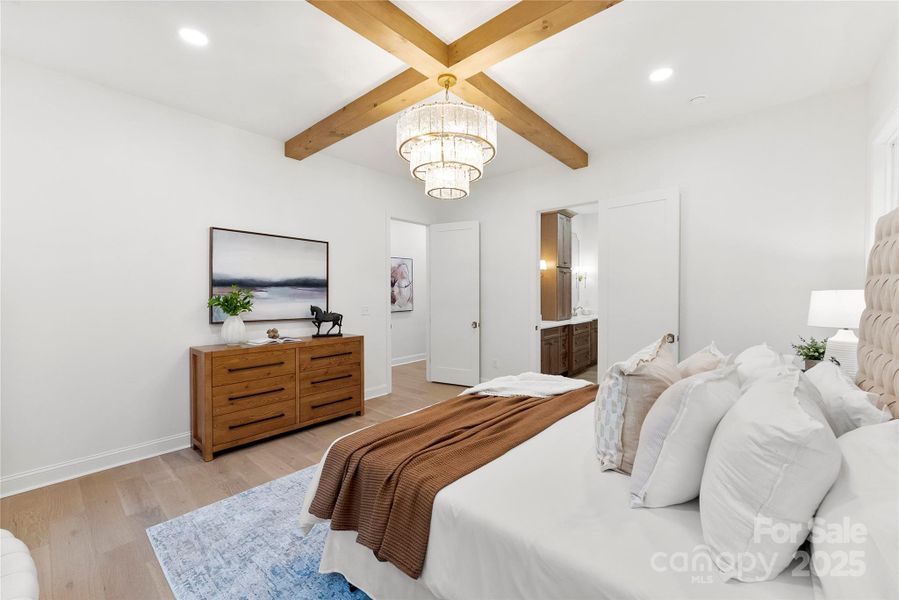 Furnished interior view inside a new home in , Gastonia (Image 10).