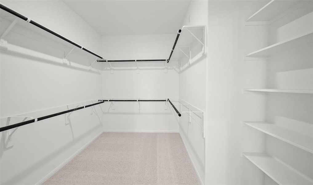 Huge owner's walk-in closet