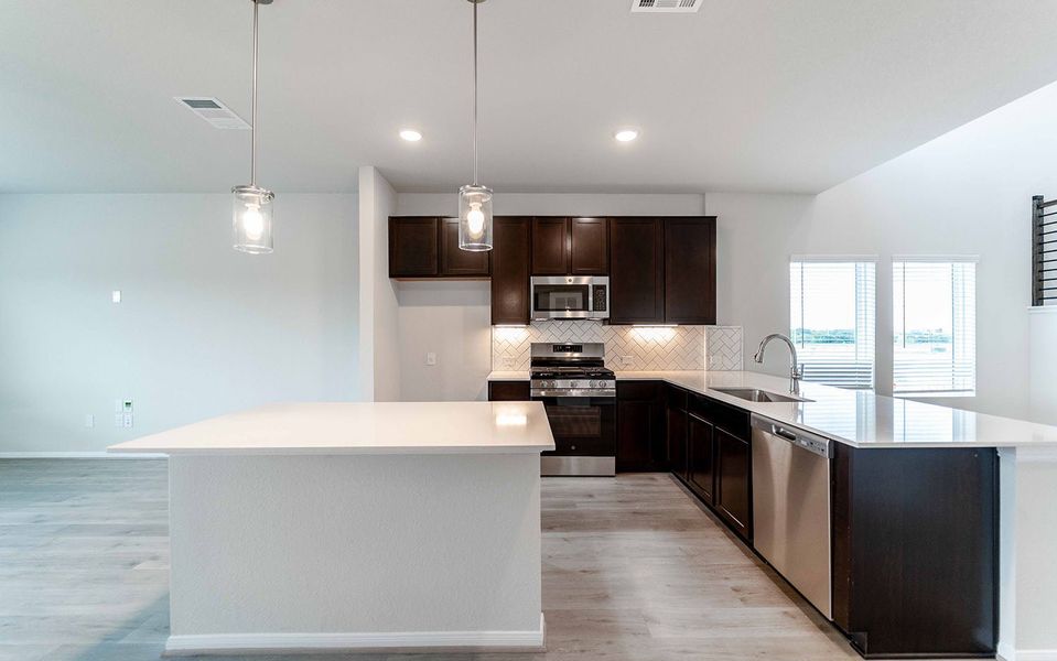 Furnished interior view inside a new home in Paramount, Kyle (Image 5).