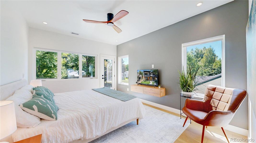 Furnished interior view inside a new home in , Denver (Image 12).