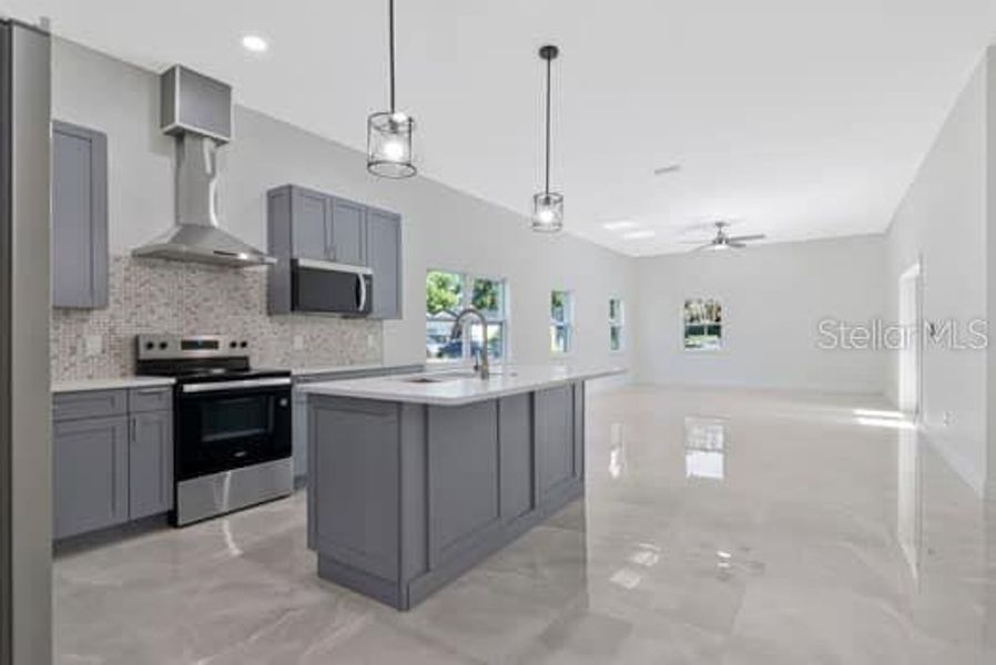 Furnished interior view inside a new home in , Tampa (Image 4).