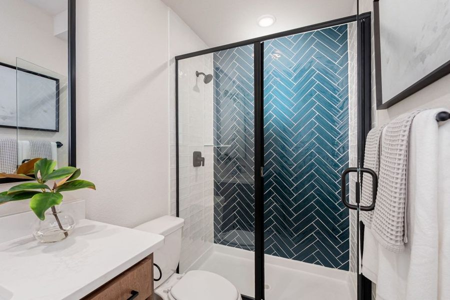 Representative furnished interior of a home built from the Manhattan by Landon Homes in East Village - Classic Series, Frisco (Image 38). Representative furnished interior of a home built from the Manhattan by Landon Homes in East Village - Classic Series, Frisco (Image 38).