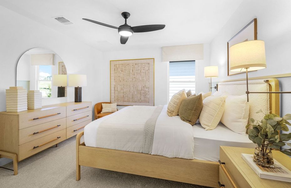 Representative furnished interior of a home built from the Fentress by Pulte Homes in Cameron Place, Austin (Image 8).