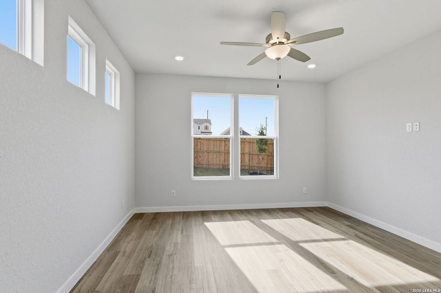 Spacious, unfurnished interior of a new home in The Meadows at Hunters Ranch, San Antonio (Image 43). Spacious, unfurnished interior of a new home in The Meadows at Hunters Ranch, San Antonio (Image 43).