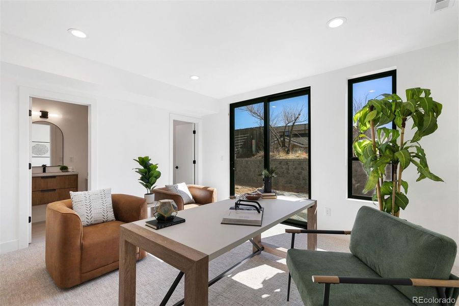 Furnished interior view inside a new home in , Colorado Springs (Image 6).