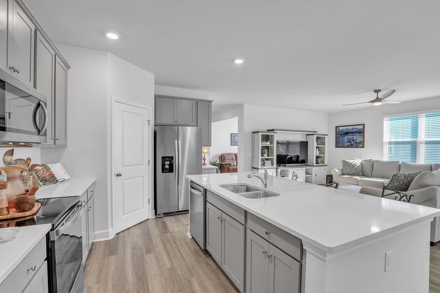 Furnished interior view inside a new home in , Yemassee (Image 32). Furnished interior view inside a new home in , Yemassee (Image 32).