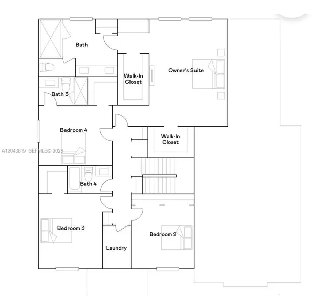 2D floor plan layout of this home in , Miami, FL (Image 3). 2D floor plan layout of this home in , Miami, FL (Image 3).