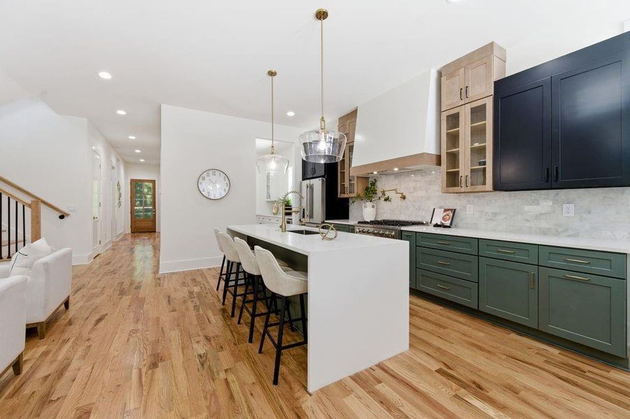 Furnished interior view inside a new home in , Atlanta (Image 10).