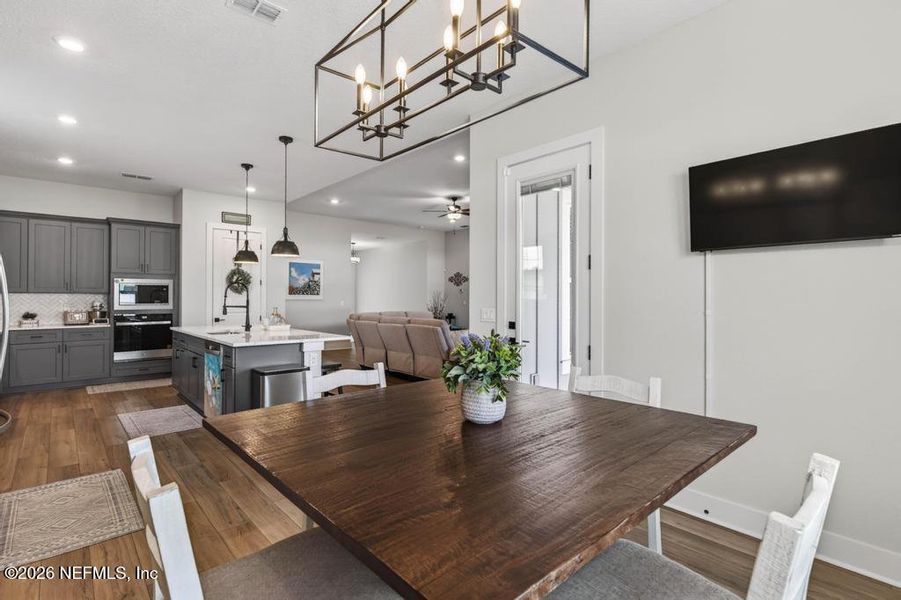 Furnished interior view inside a new home in , Hilliard (Image 20).