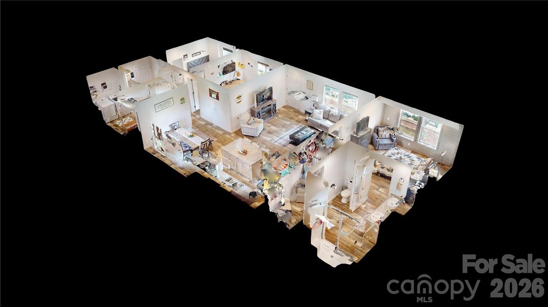 2D floor plan layout of this home in , Nebo, NC (Image 3).
