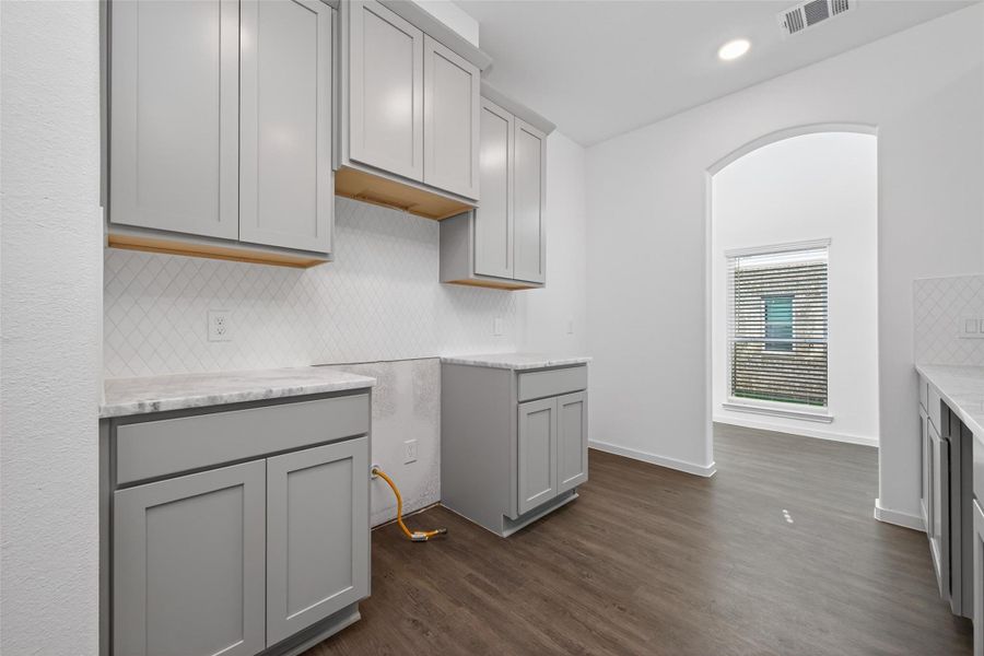 Furnished interior view inside a new home in Enclave at Willis, Willis (Image 18).