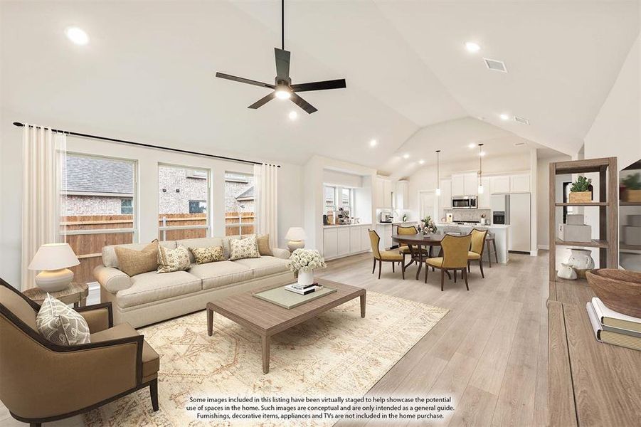 Furnished interior view inside a new home in Waverly Estates, Nevada (Image 8).