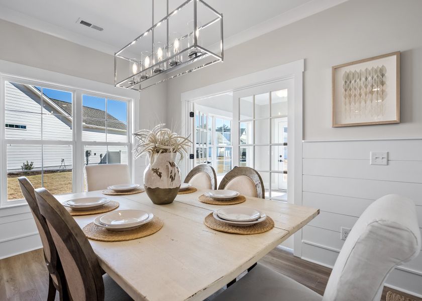 Representative furnished interior of a home built from the Wayside by Bill Clark Homes in The Sanctuary at Sunset Beach, Sunset Beach (Image 10).