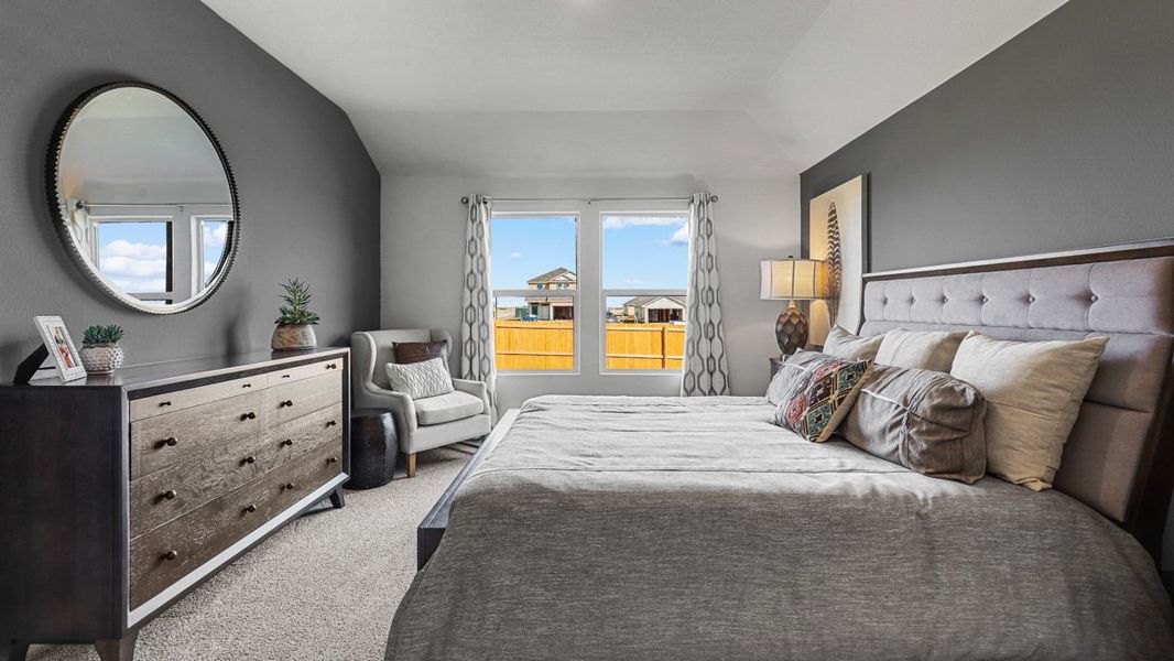 Representative furnished interior of a home built from the Texas Cali by D.R. Horton in The Hills at Reunion, Newark (Image 17). Representative furnished interior of a home built from the Texas Cali by D.R. Horton in The Hills at Reunion, Newark (Image 17).