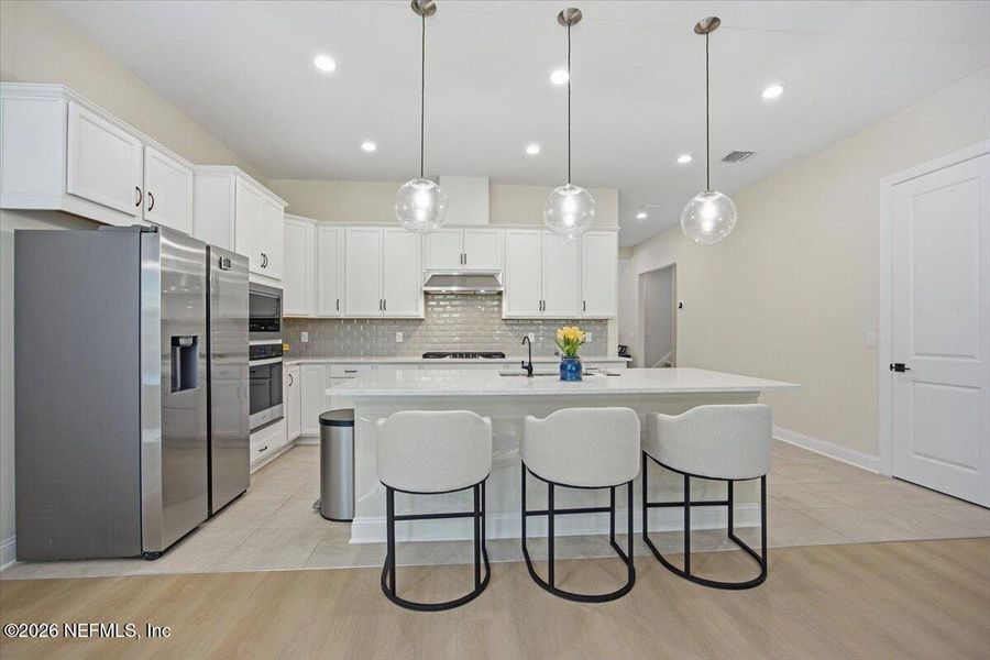 Furnished interior view inside a new home in , Jacksonville (Image 9).
