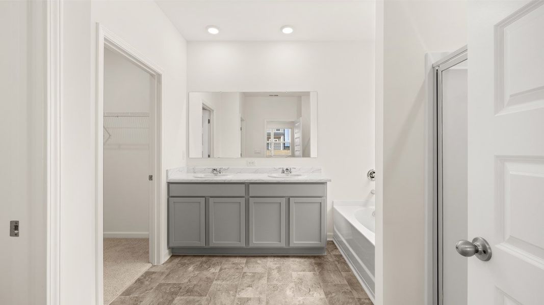 Furnished interior view inside a new home in Estates at Deer Hollow, Grovetown (Image 9).