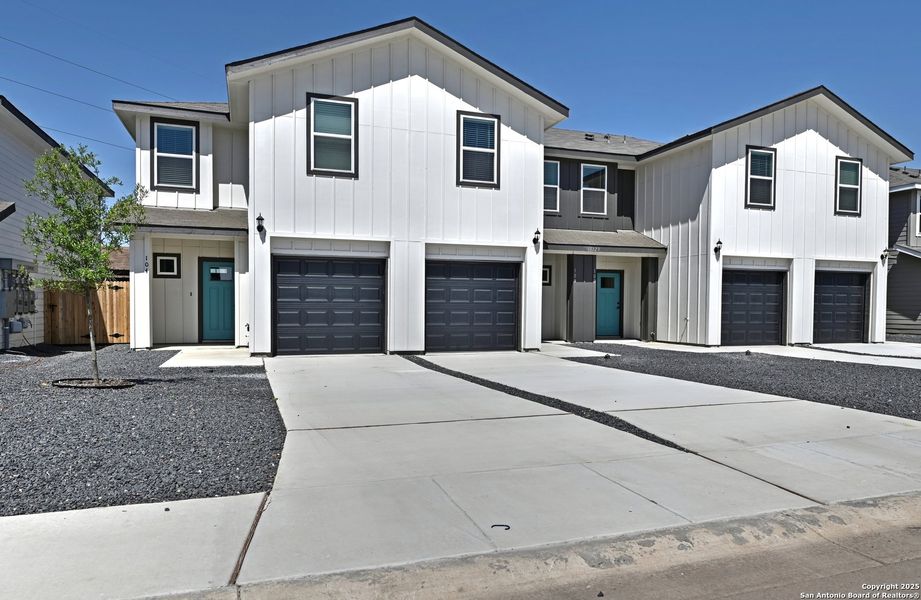 Front exterior of a new home in , San Antonio, TX, highlighting curb appeal (Image 2).