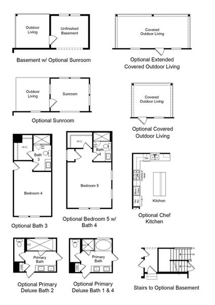 2D floor plan layout of this home in Auburn Glen, Dacula, GA (Image 22).