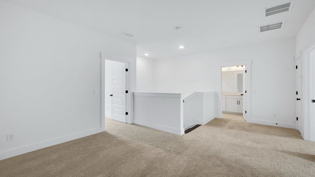 Representative furnished interior of a home built from the Preakness II by DRB Homes in Ballam Oaks, Mount Pleasant (Image 22). Representative furnished interior of a home built from the Preakness II by DRB Homes in Ballam Oaks, Mount Pleasant (Image 22).