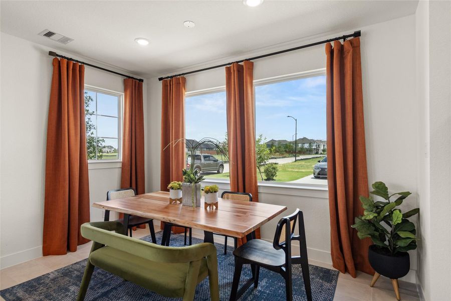 Furnished interior view inside a new home in Elyson, Katy (Image 23).