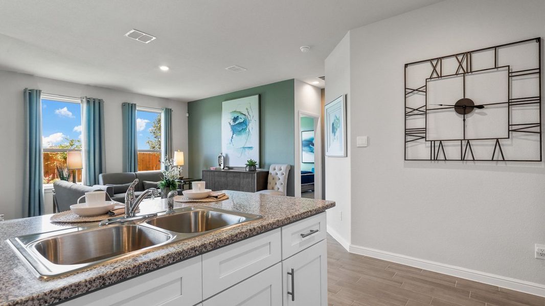 Furnished interior view inside a new home in Lankford Farms, Cleburne (Image 8).