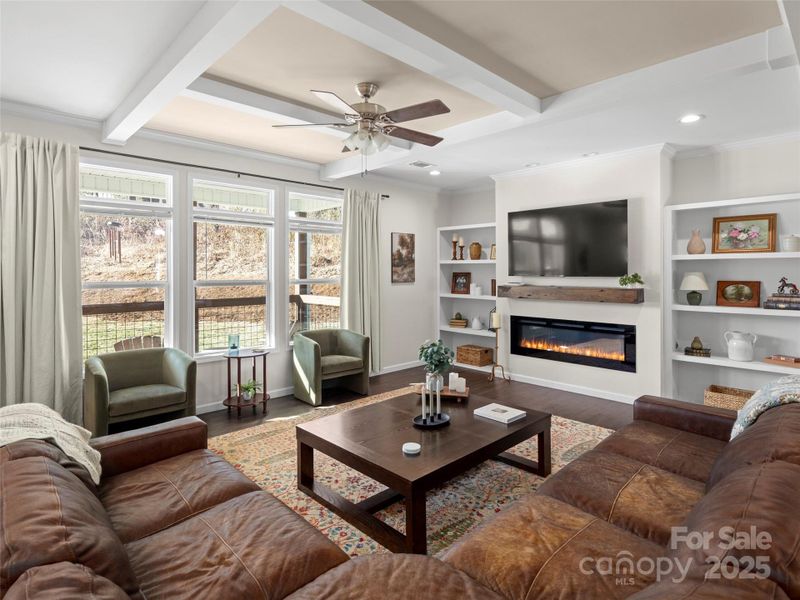 Furnished interior view inside a new home in , Hendersonville (Image 25).
