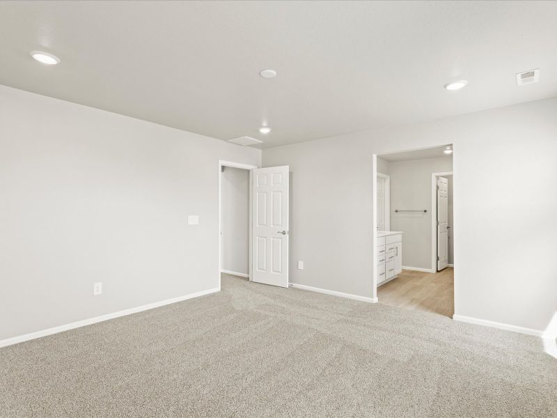 The Chatfield floorplan image taken at a Meritage Homes community in Johnstown, CO