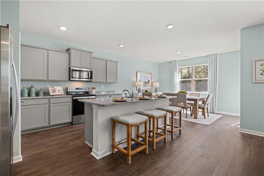 Furnished interior view inside a new home in , Buckhead (Image 5).