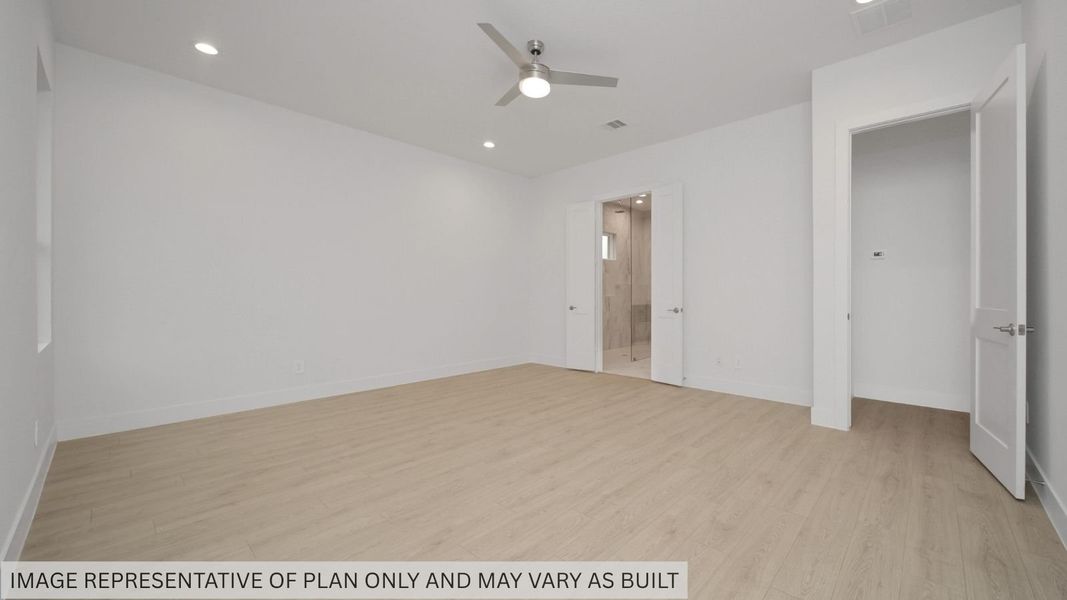 Representative unfurnished interior of a home built from the Portifino by D.R. Horton in Butlers Bend Estates, Pinehurst (Image 37).