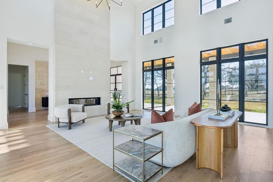 Furnished interior view inside a new home in , Weatherford (Image 11).