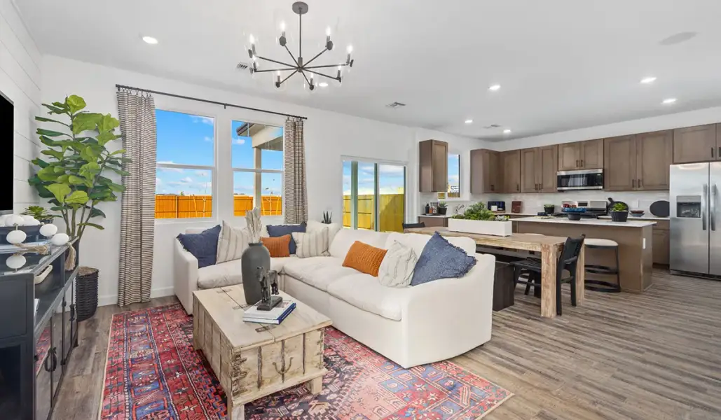 Furnished interior view inside a new home in Blackhawk, Tucson (Image 5).