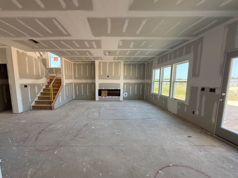 In-progress construction of a new home in The Point, Rolesville, NC (Image 9).