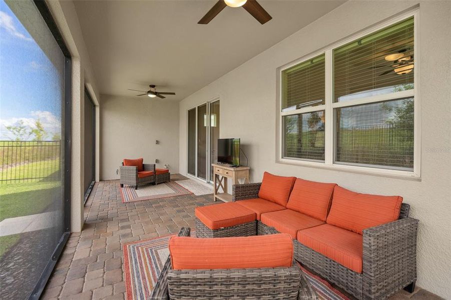 Exterior details and patio area of a home in Del Webb Minneola, Minneola (Image 4).