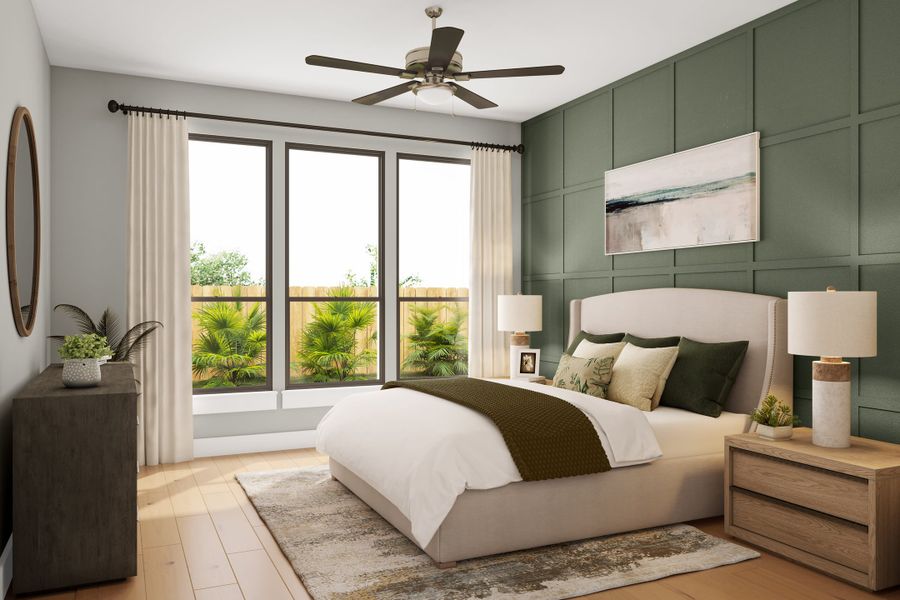 Representative furnished interior of a home built from the Kea by Tri Pointe Homes in Trillium, Richmond (Image 9).