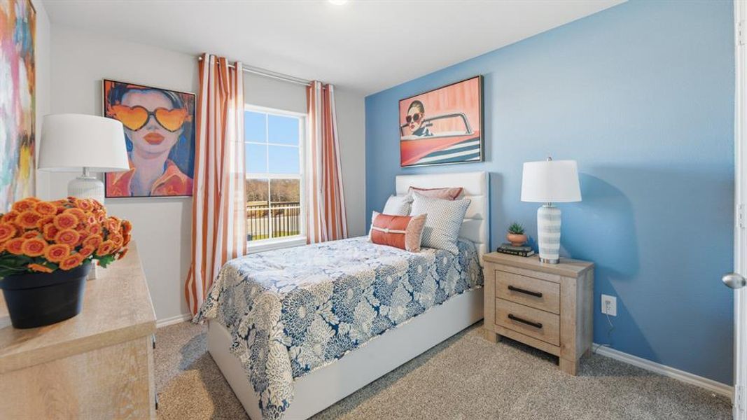 Furnished interior view inside a new home in Hickory Grove, Krum (Image 17).
