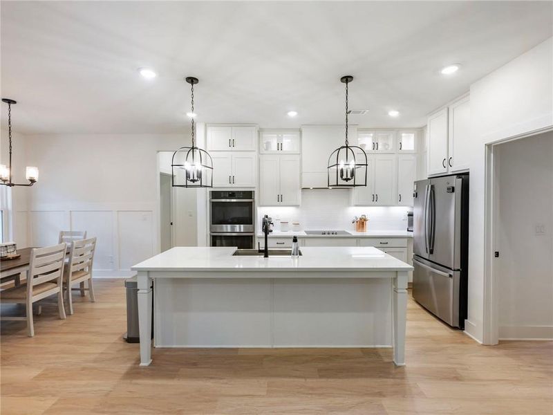 Furnished interior view inside a new home in , Gillsville (Image 10).