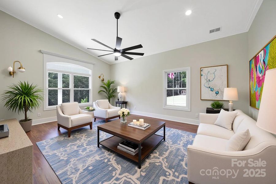 Furnished interior view inside a new home in , Fort Lawn (Image 11). Furnished interior view inside a new home in , Fort Lawn (Image 11).