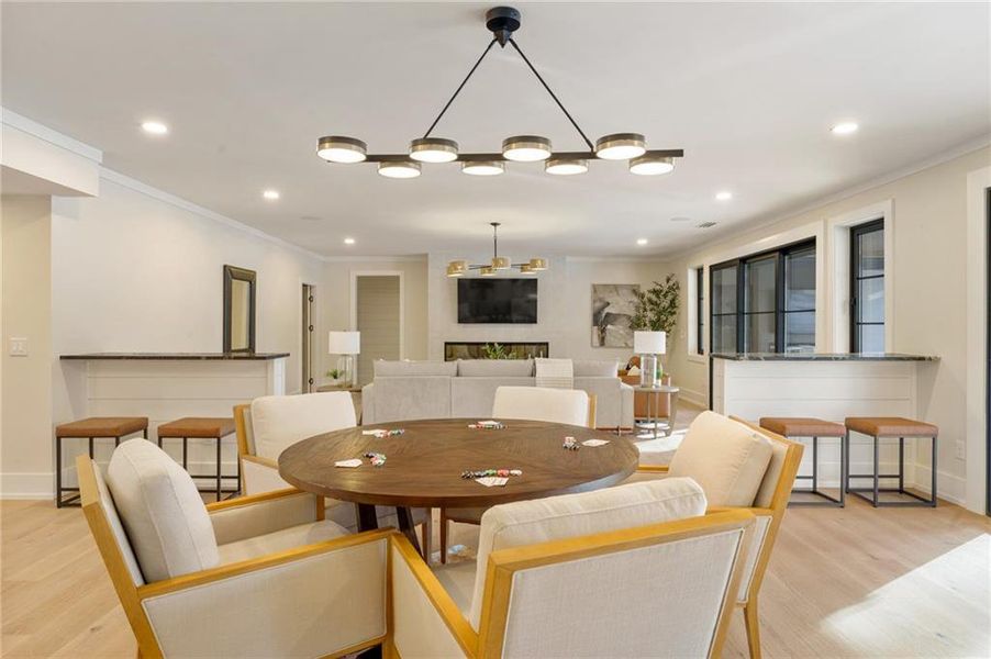 Furnished interior view inside a new home in , Canton (Image 47).