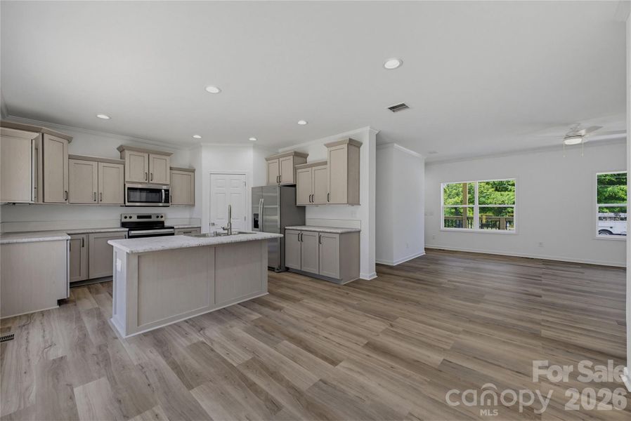 Furnished interior view inside a new home in , Newton (Image 7).