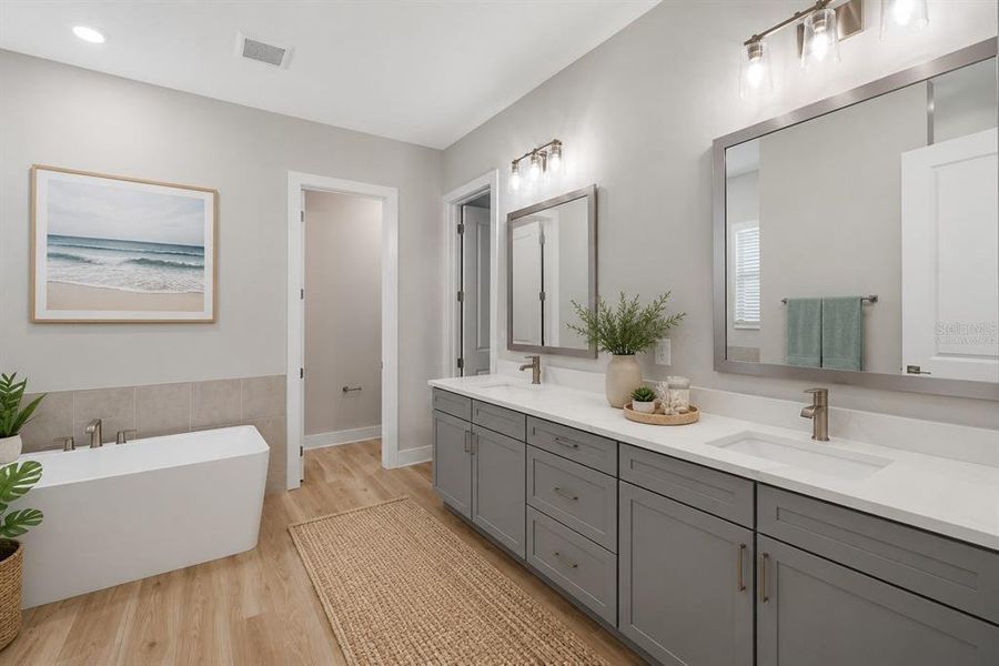 Furnished interior view inside a new home in Bella Terra, Hudson (Image 11). Furnished interior view inside a new home in Bella Terra, Hudson (Image 11).