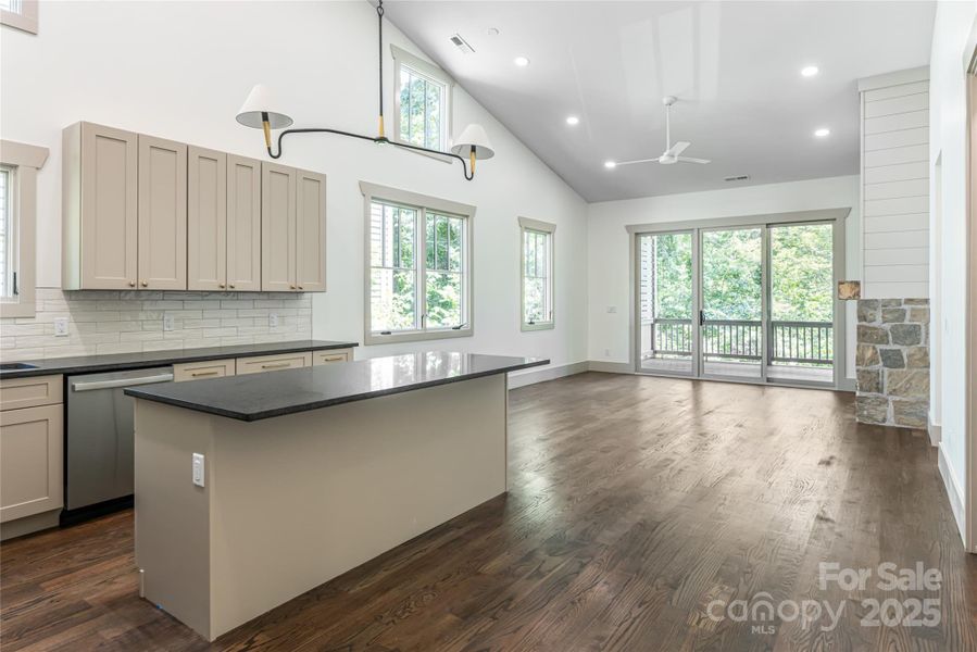 Open floor plan Open floor plan