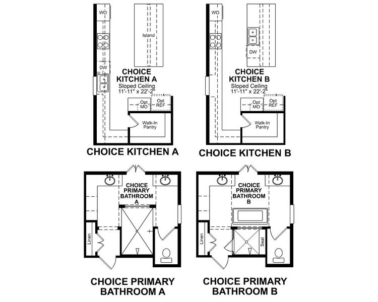 2D floor plan layout for the Lynnewood by Beazer Homes in COLTON: Prestige Collection, Todd Mission, TX (Image 4). 2D floor plan layout for the Lynnewood by Beazer Homes in COLTON: Prestige Collection, Todd Mission, TX (Image 4).