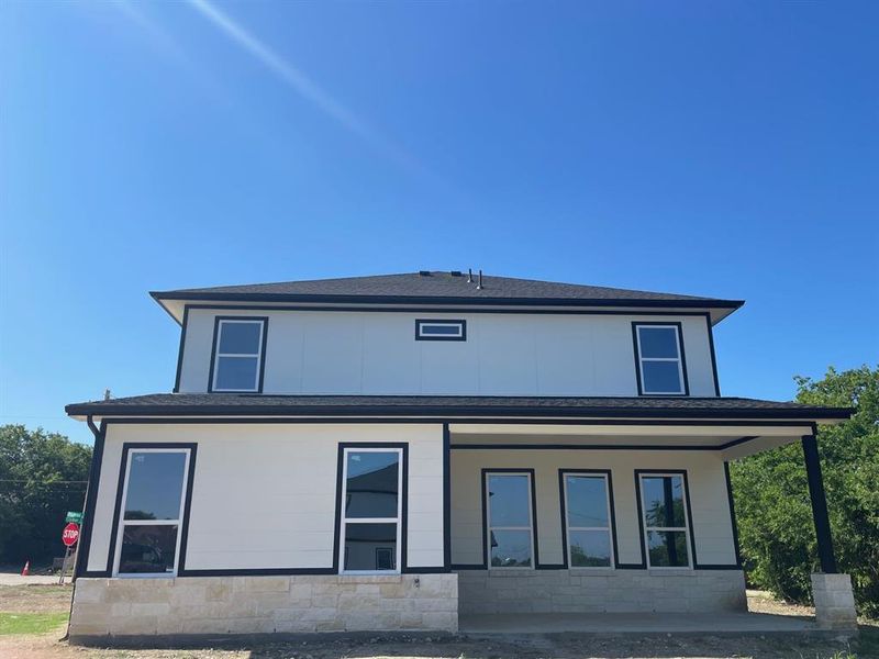 Exterior details and patio area of a home in , Dallas (Image 2). Exterior details and patio area of a home in , Dallas (Image 2).