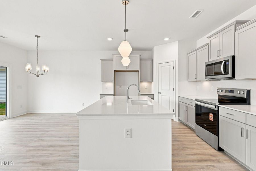 Furnished interior view inside a new home in The Cottages at 78 North, Sanford (Image 15).