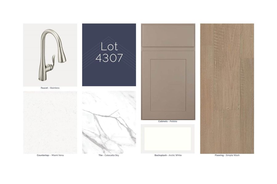Sample of building materials used in homes in Summerview, Fulshear (Image 17).